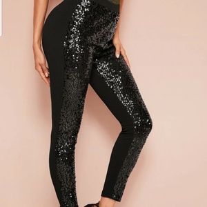 SHEIN sequin pants